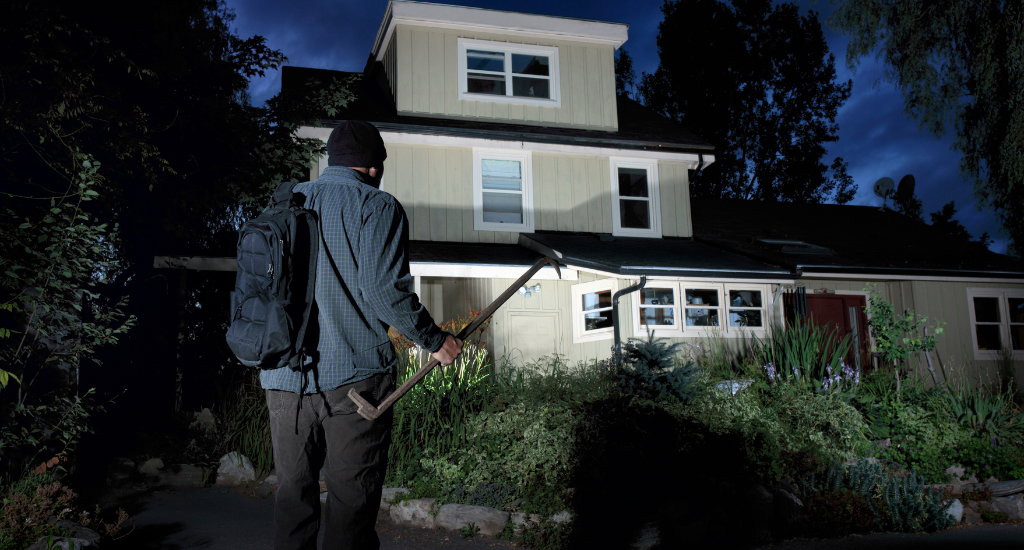 Home security against burglars