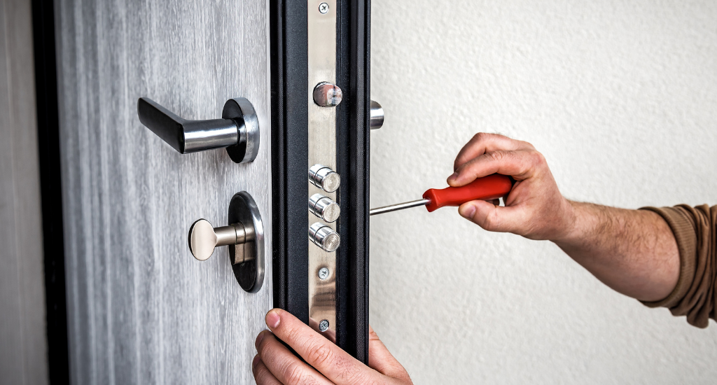 Lock installation for home security