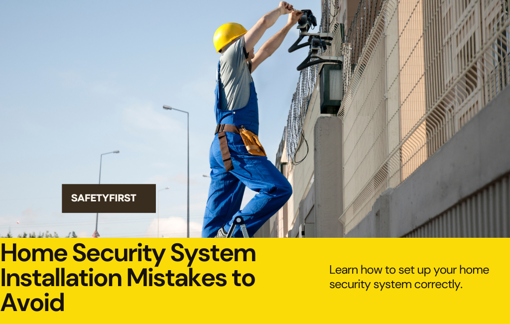 Home Security System Installation Mistakes to Avoid